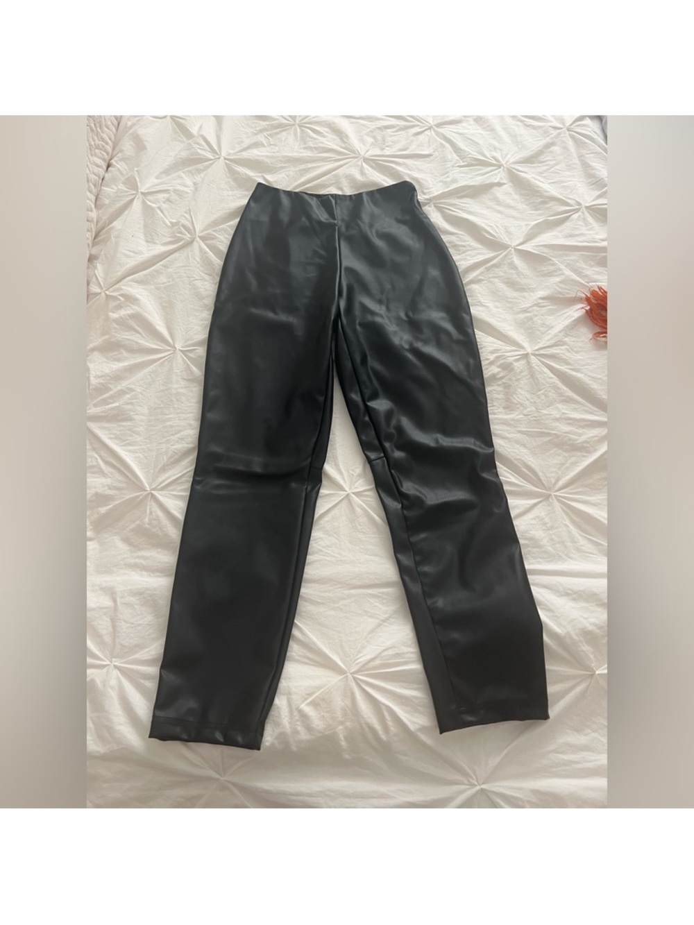 Fabletics Black Faux Leather Pants